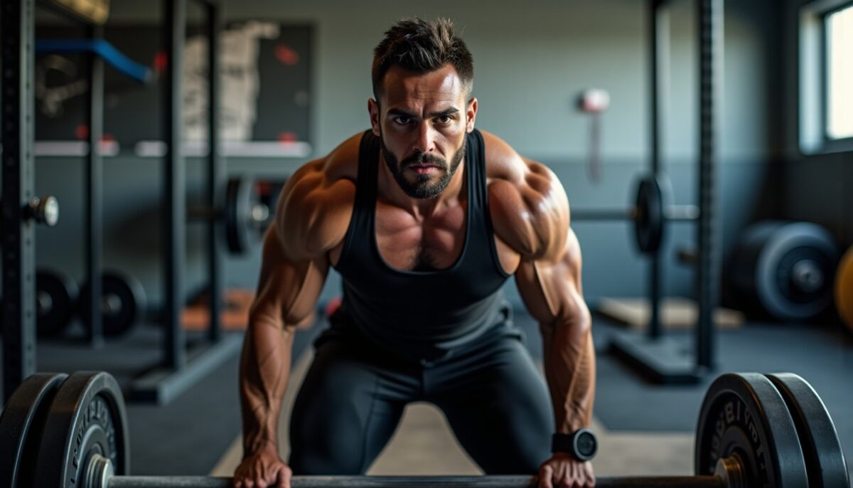 Répartition des forces en powerlifting : squat, développé couché et soulevé de terre sans gaspillage